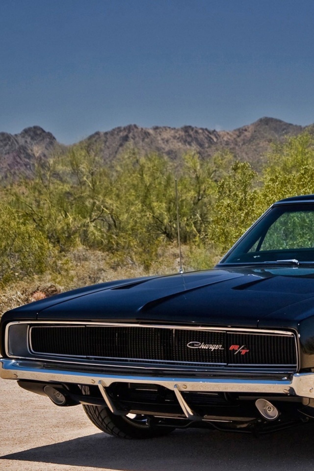 Черный Додж обои