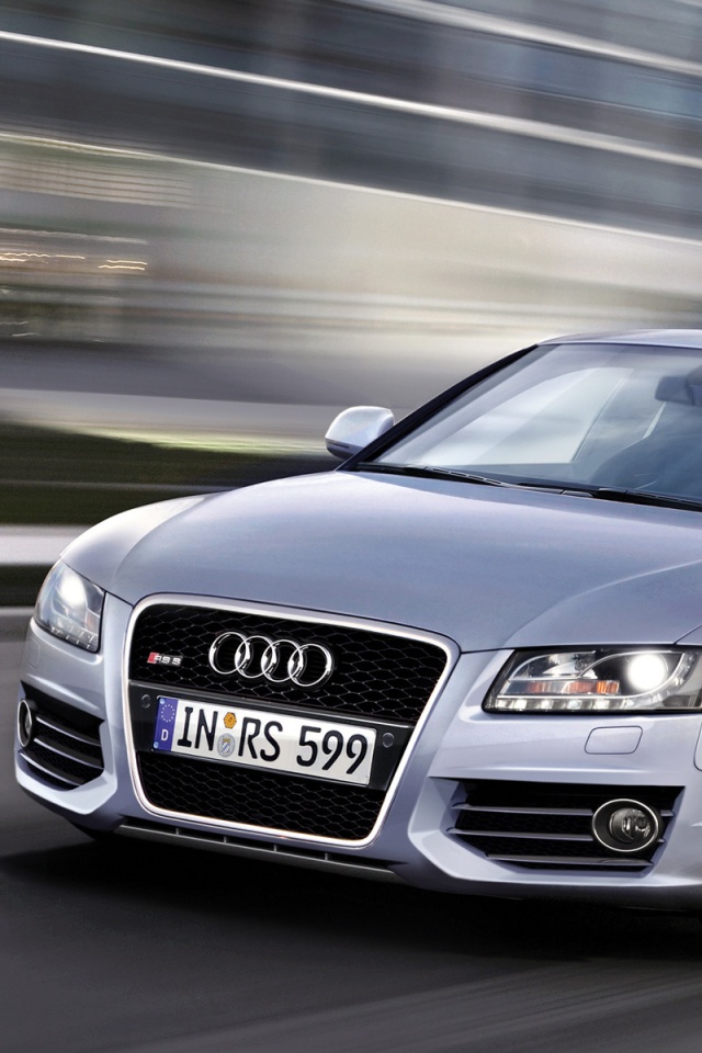 Ауди на скорости обои