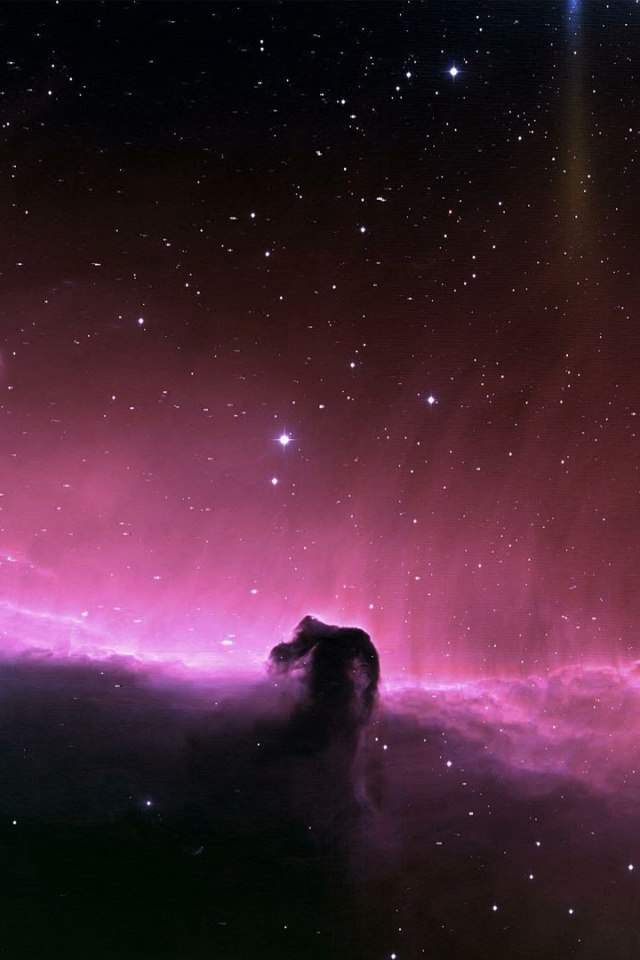 Розовая туманность обои