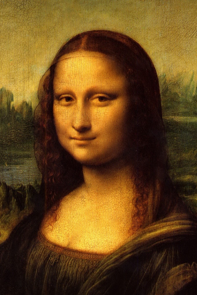 Картина Мона Лиза обои