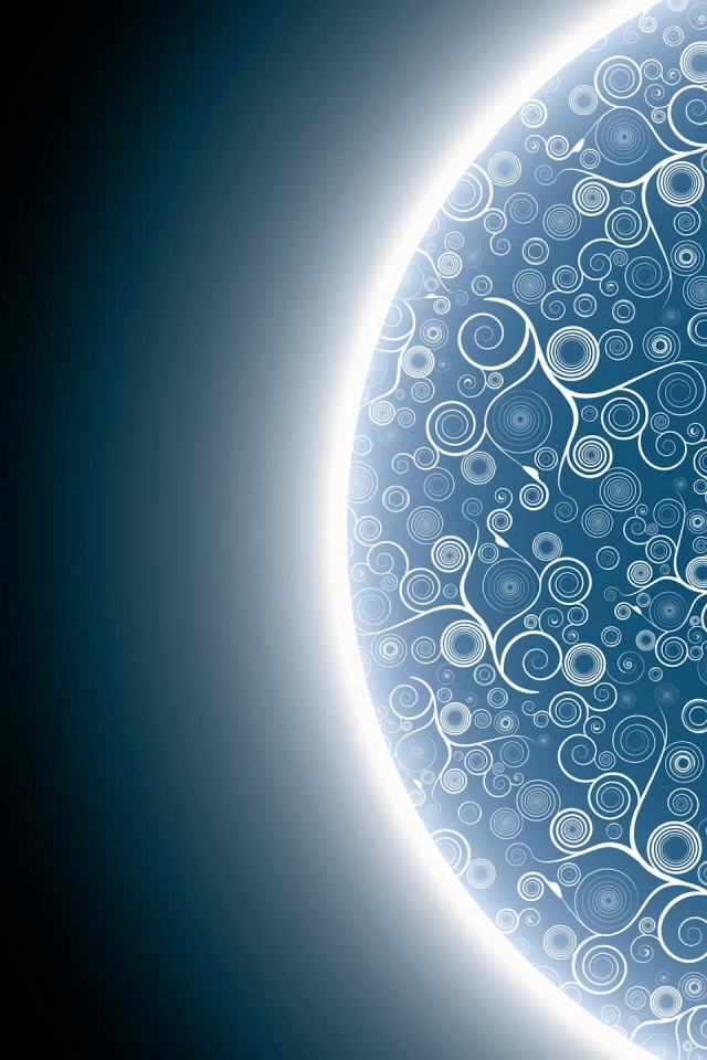 Планета из узоров обои