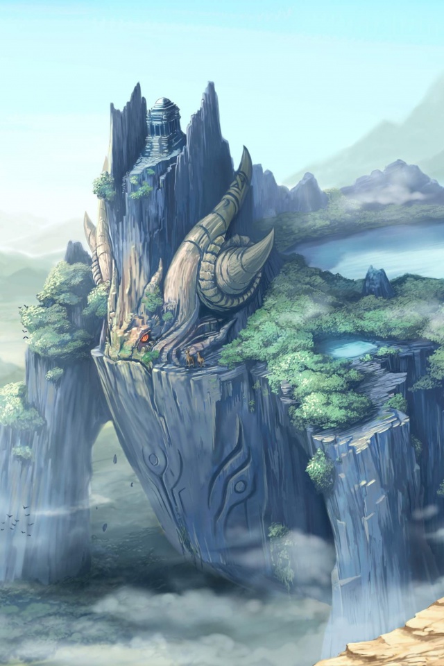 Храм на живой скале обои