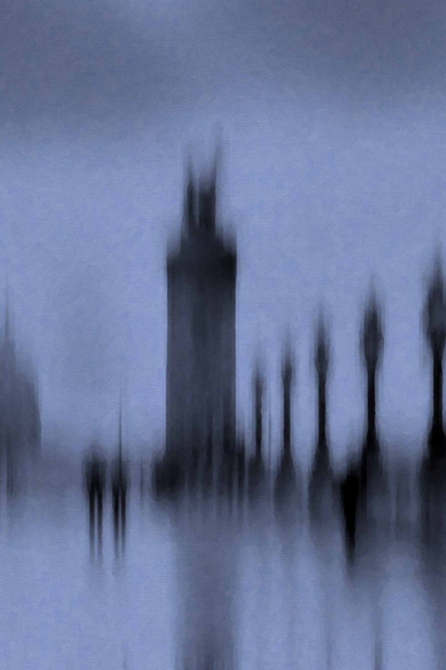 Размытый вид с моста обои