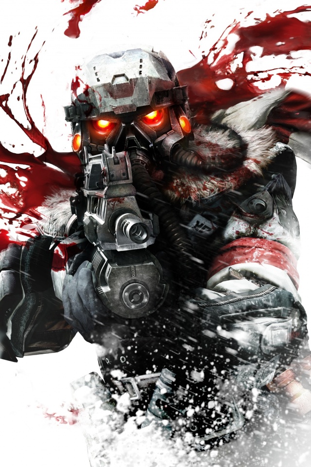 Боец в зимней форме обои