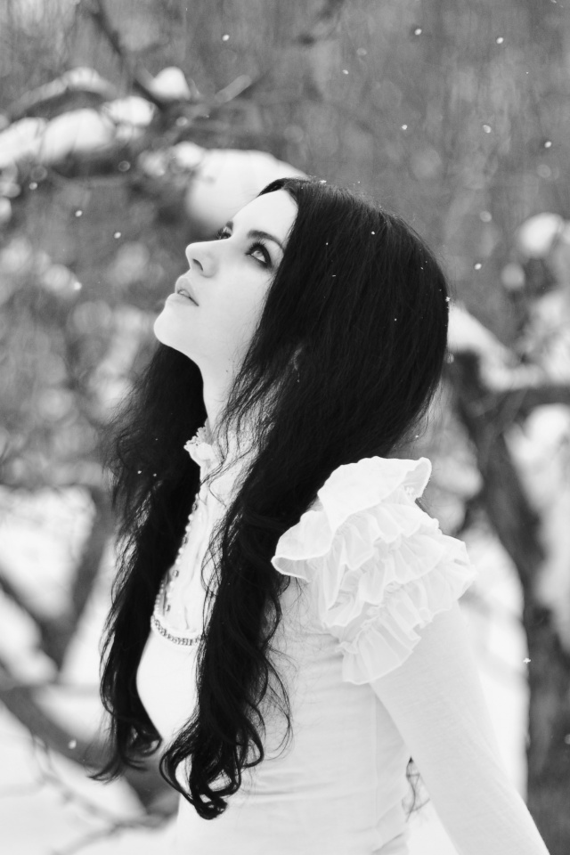 Белоснежная леди обои