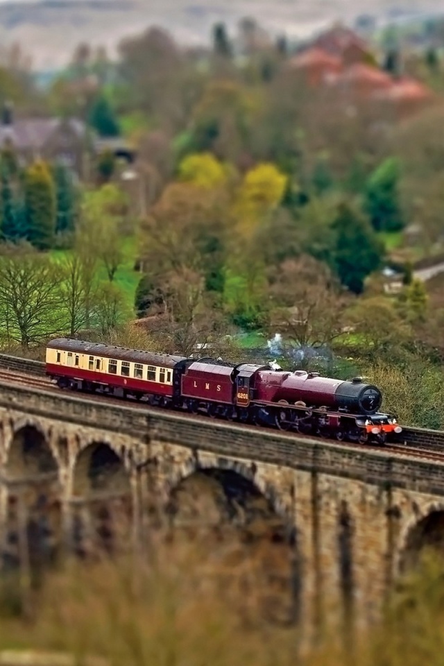 Паровой поезд обои