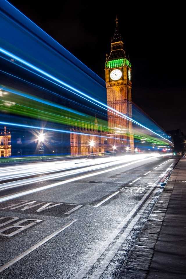 Ночной лондон обои
