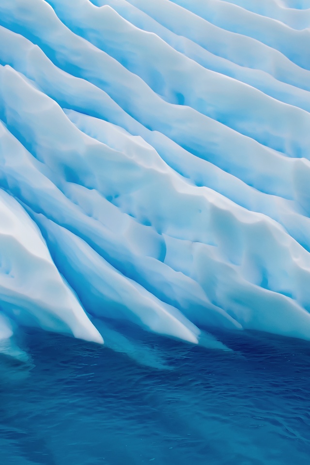 Борозды во льду обои