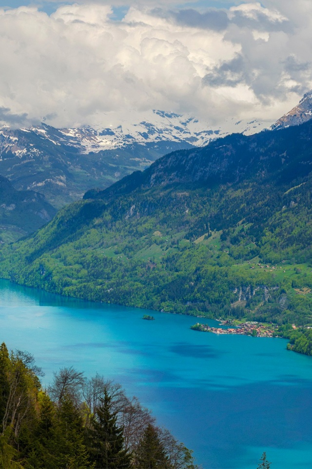 Горная река обои