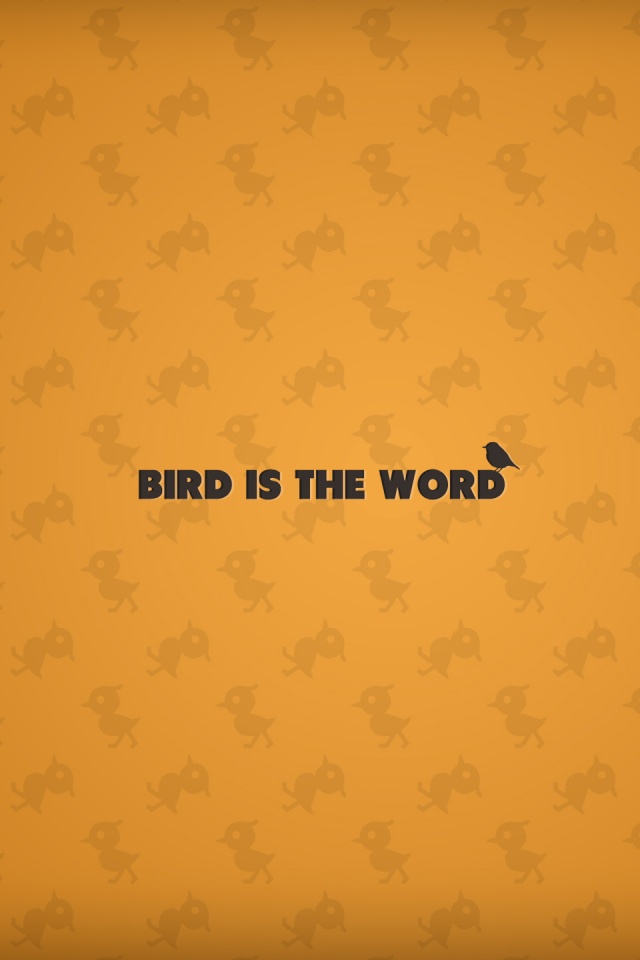 Bird is the word обои