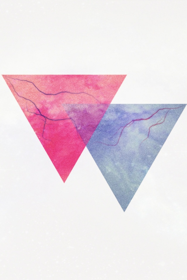 Минималистичные треугольники обои