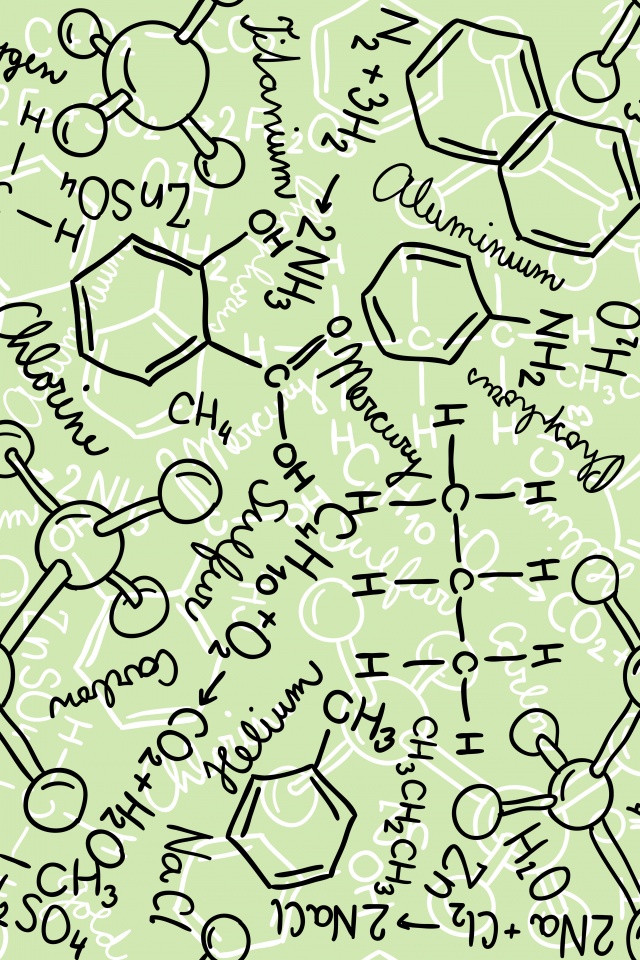Химические формулы обои