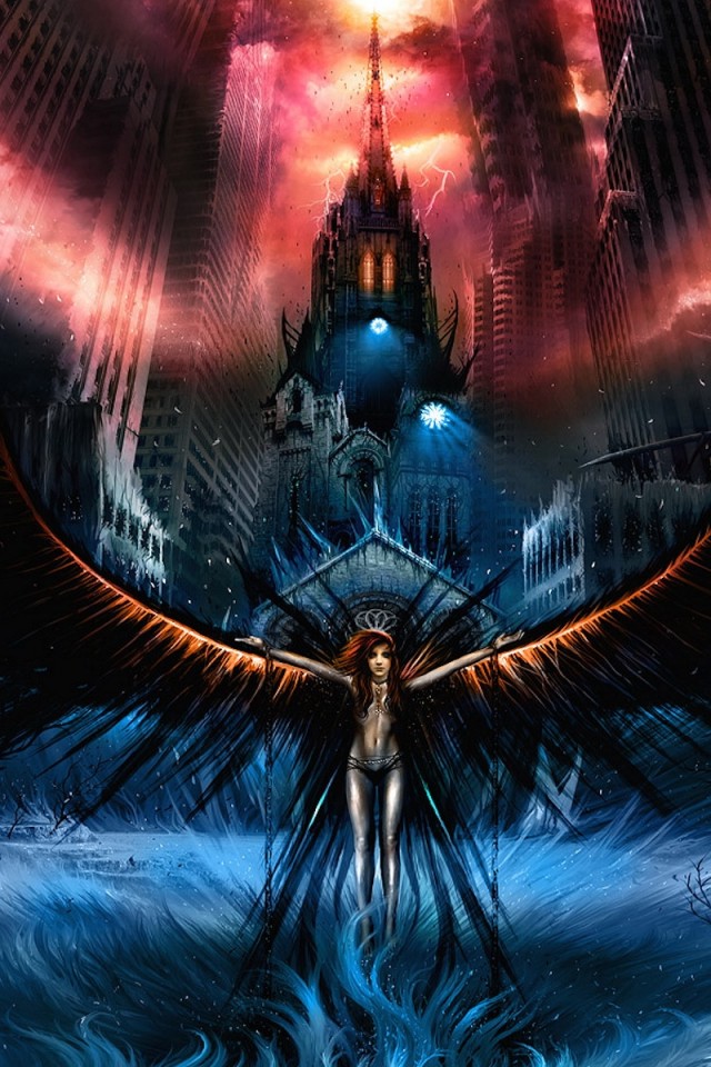 Тёмный ангел обои