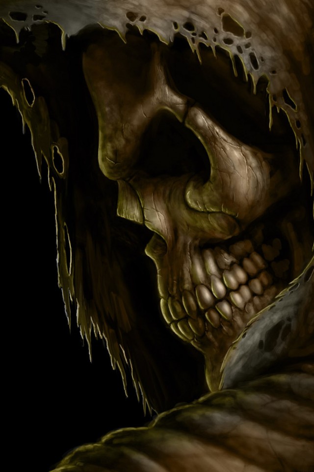 Смерть с картами обои