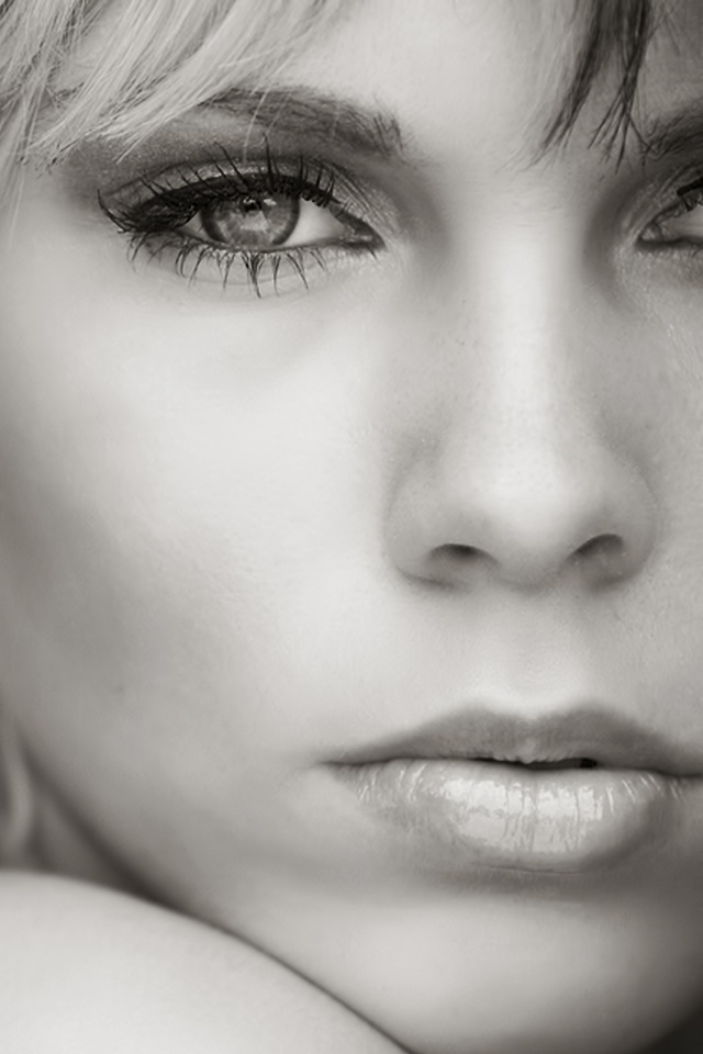 Черно-белое обои