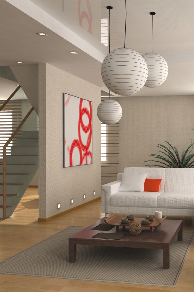 Китайская гостинная обои