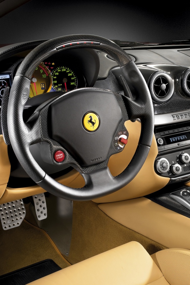 Салон феррари обои