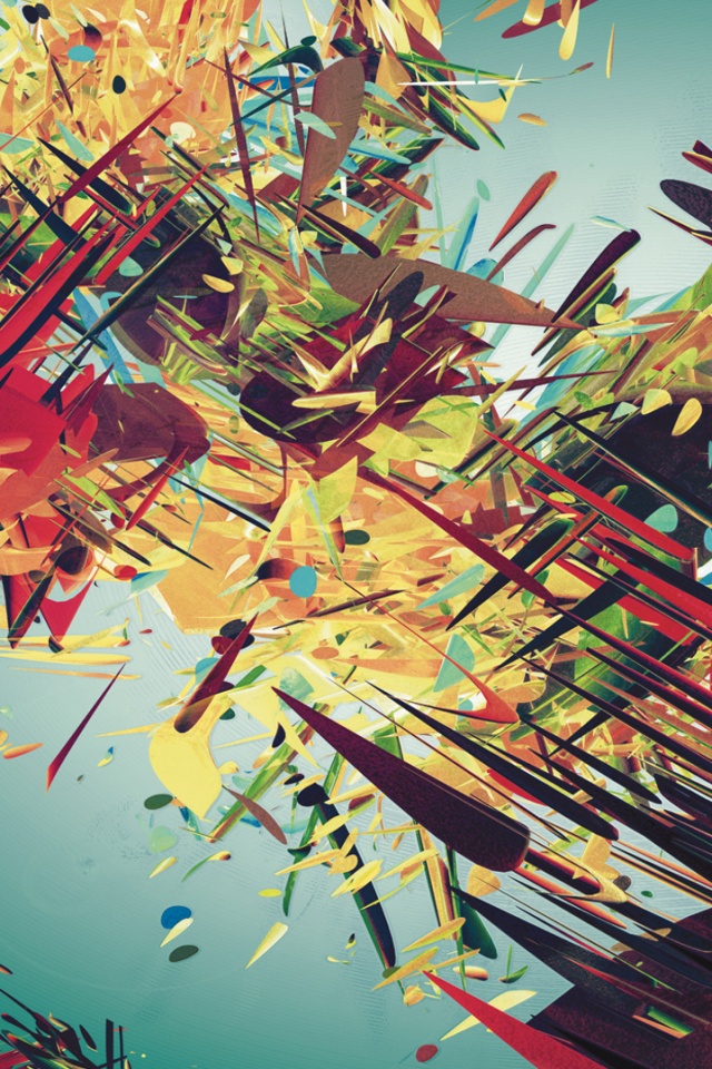 Сумасшедшая абстракция обои