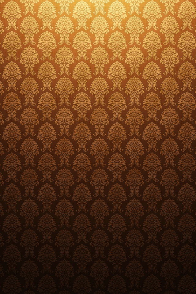 Оранжевые узоры обои
