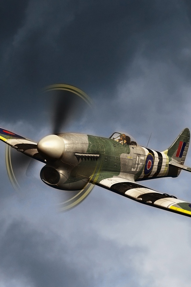 Истребитель времён Второй Мировой Войны обои