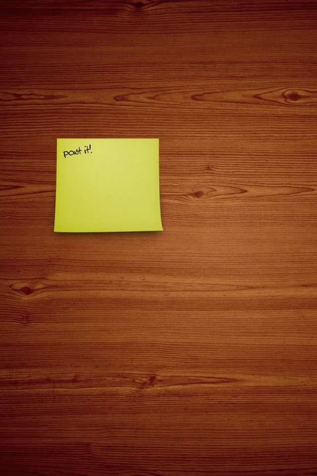 Стикер Post it! обои