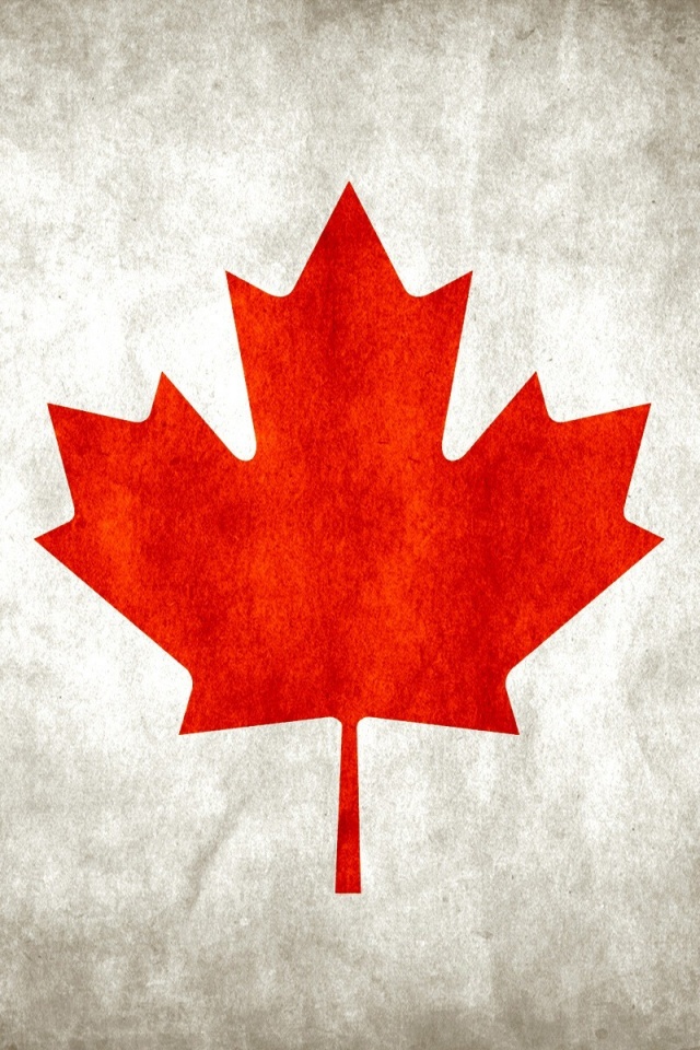 Флаг канады, кленовый лист обои