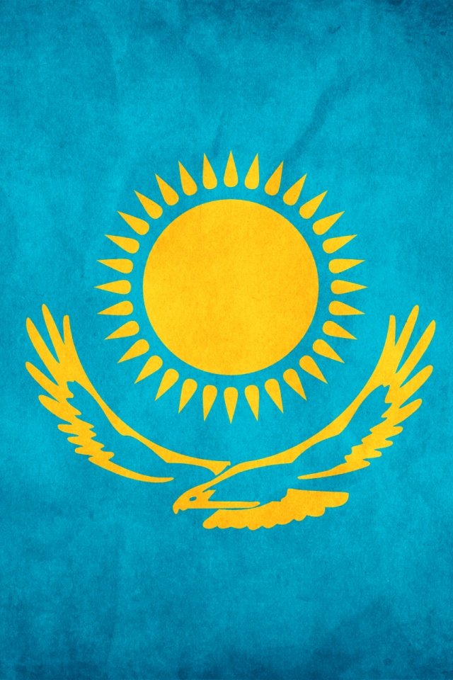 Флаг Казахстана обои