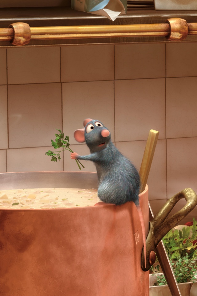 Рататуй варит суп обои