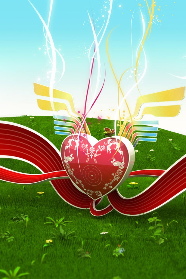 Валентинка обои