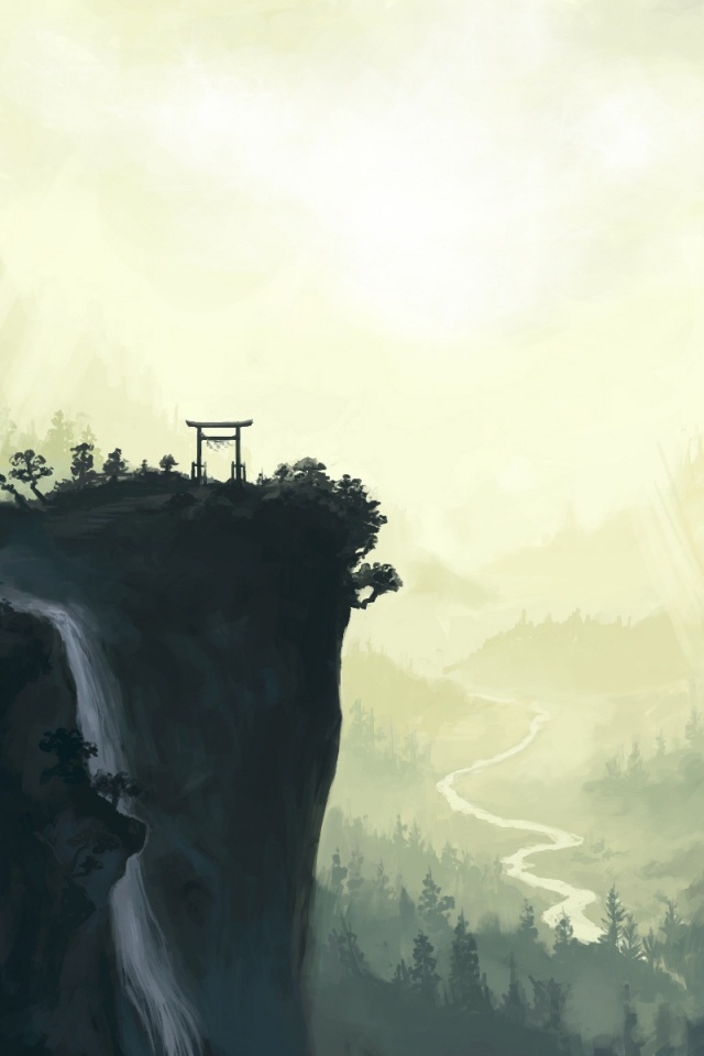 Пейзаж в китае обои