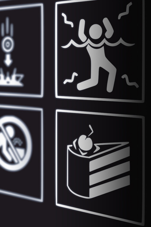 предупреждения Portal обои