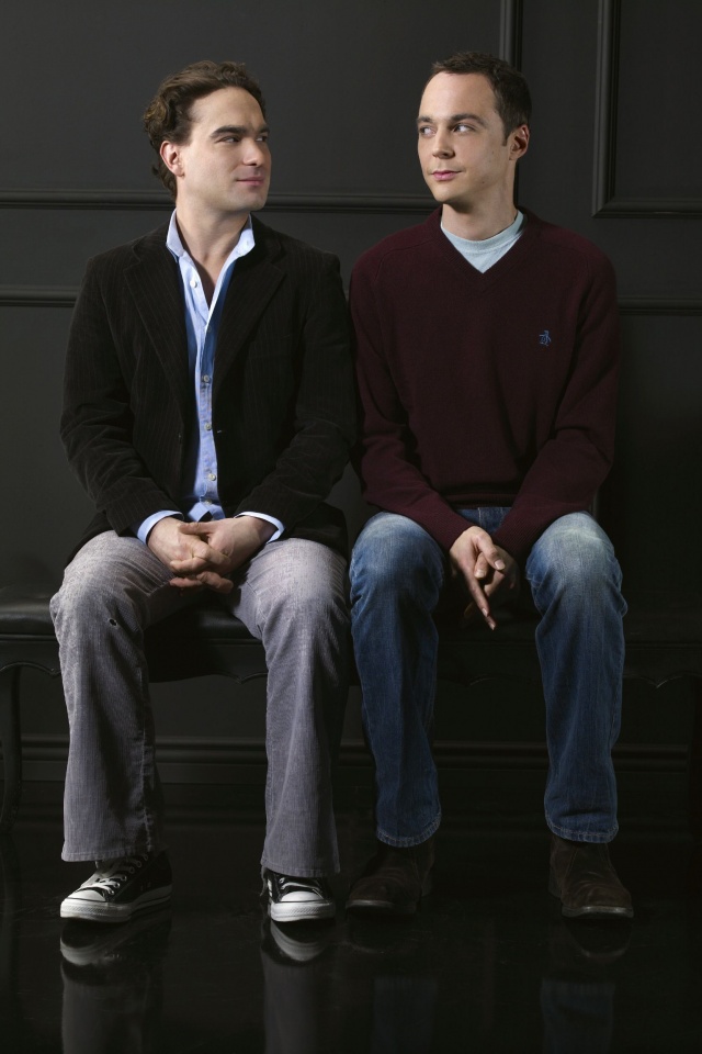 Шелдон Купер и Леонард Хофстедер обои