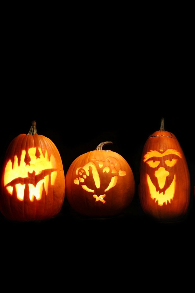 Тыквы на Хэллоуин обои