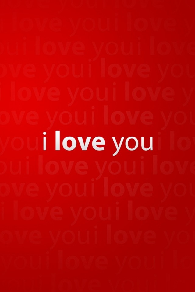 Я люблю тебя обои