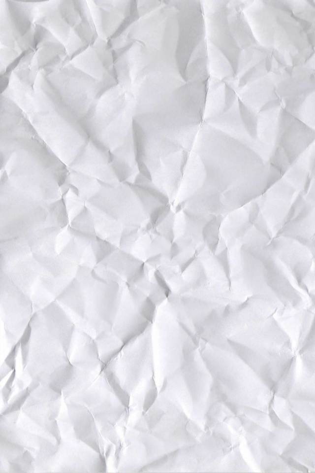 Мятый лист белой бумаги A4 обои