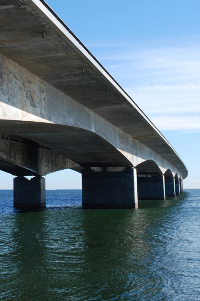 Опоры моста обои