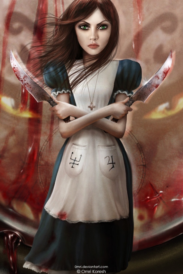 Алиса гроза страны чудес обои