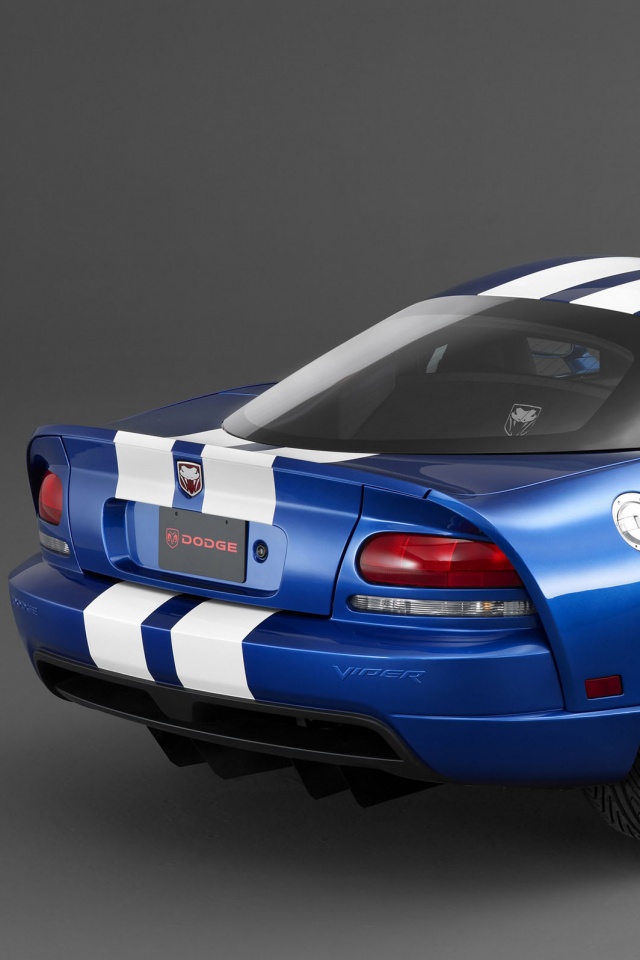 Синий Dodge Viper обои