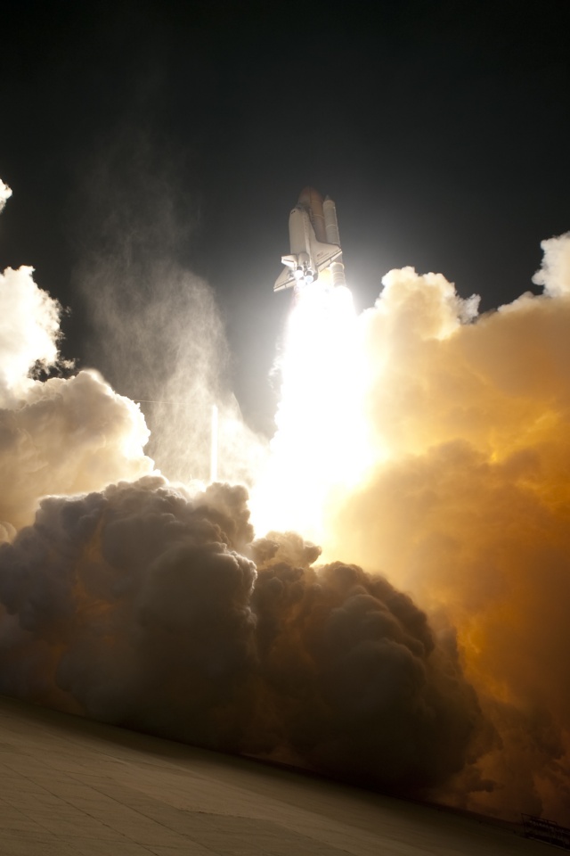 Взлет шатла обои