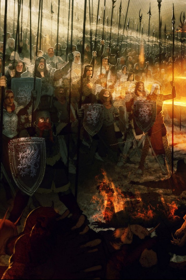 Борьба против порождений тьмы обои