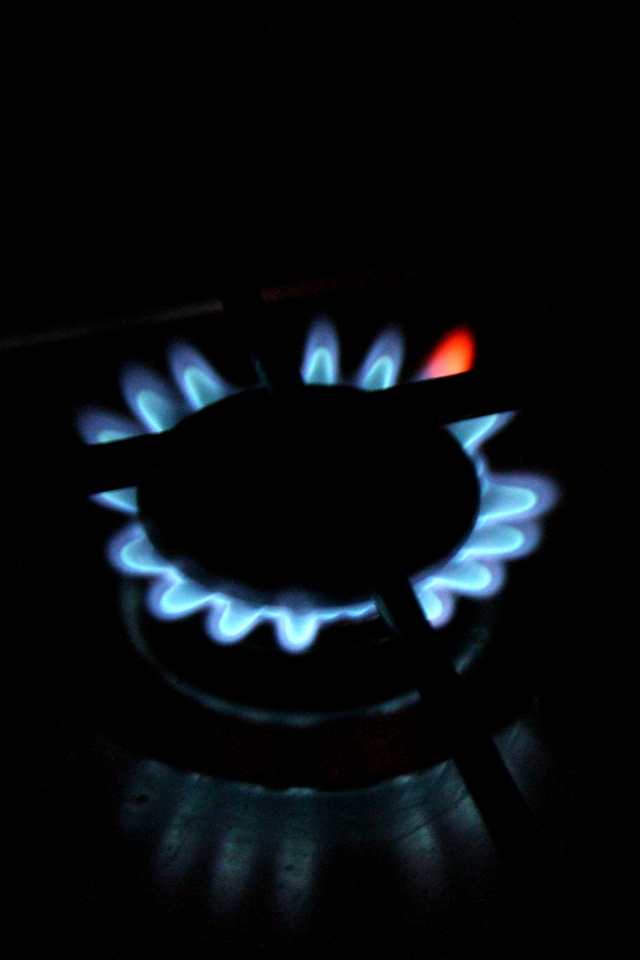 Огонь газовой горелки обои