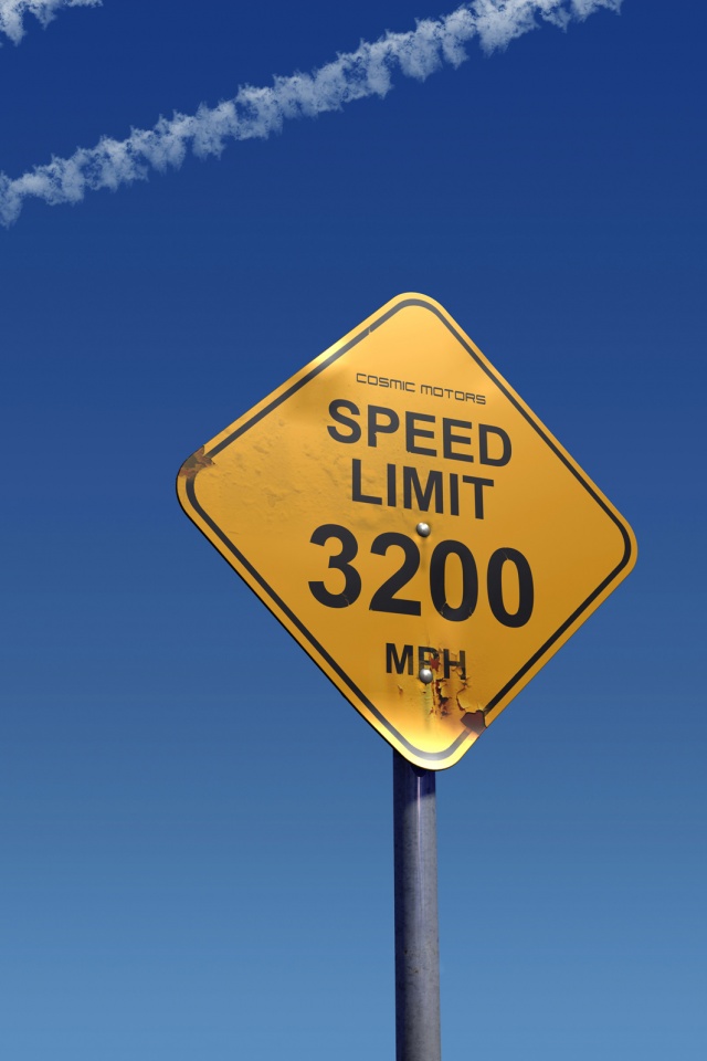 Знак ограничения скорости обои