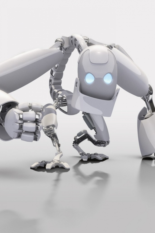 Крадущийся робот обои