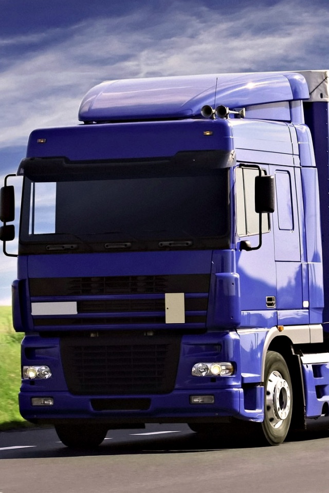 Синяя фура обои