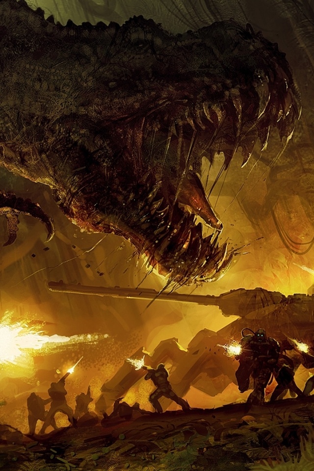 Динозавр обои