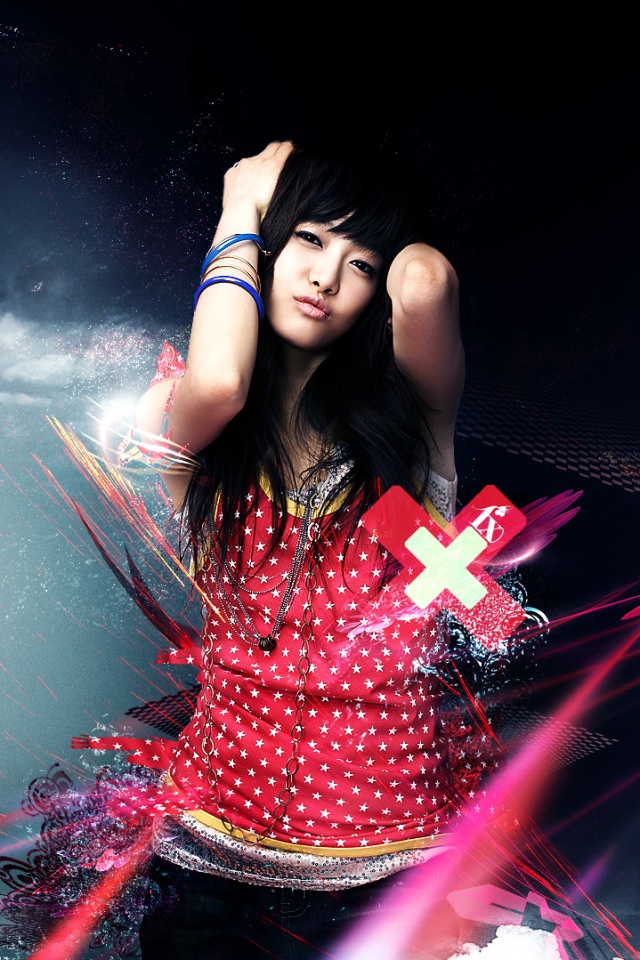 Гламурная китаянка обои