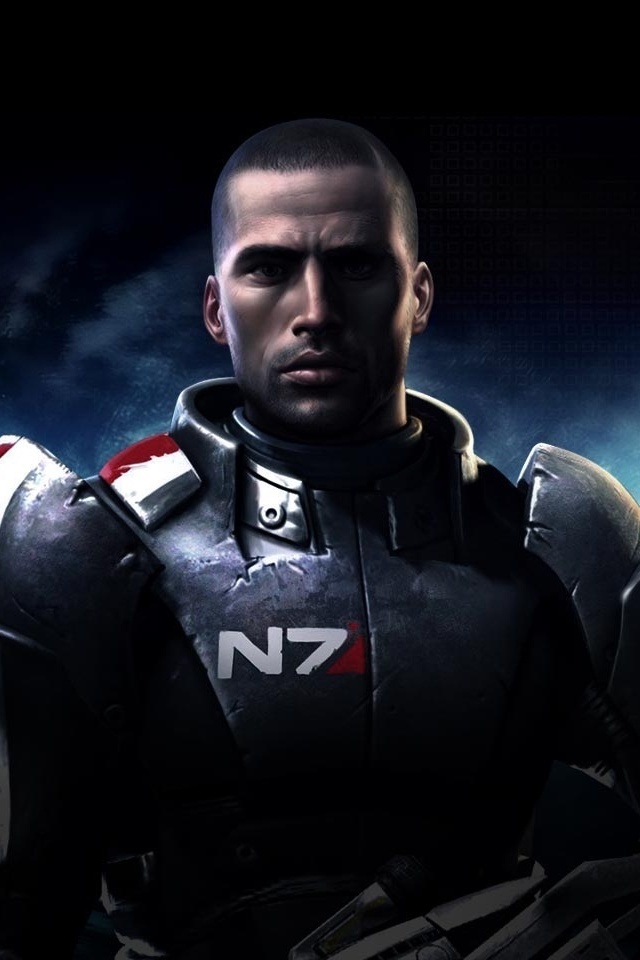 Шепард из Mass Effect обои