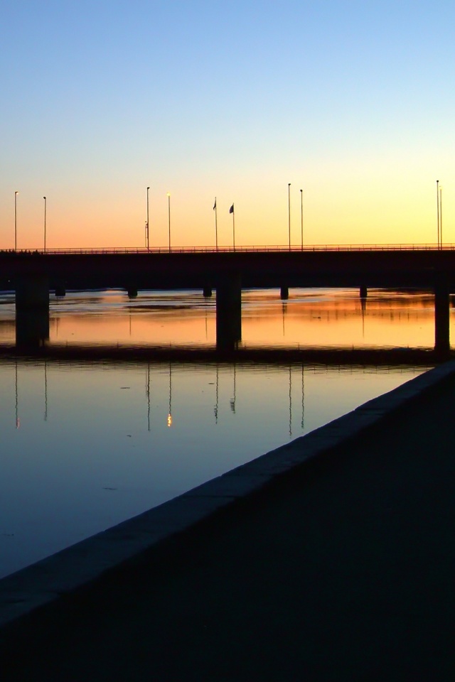 Живописный мост обои