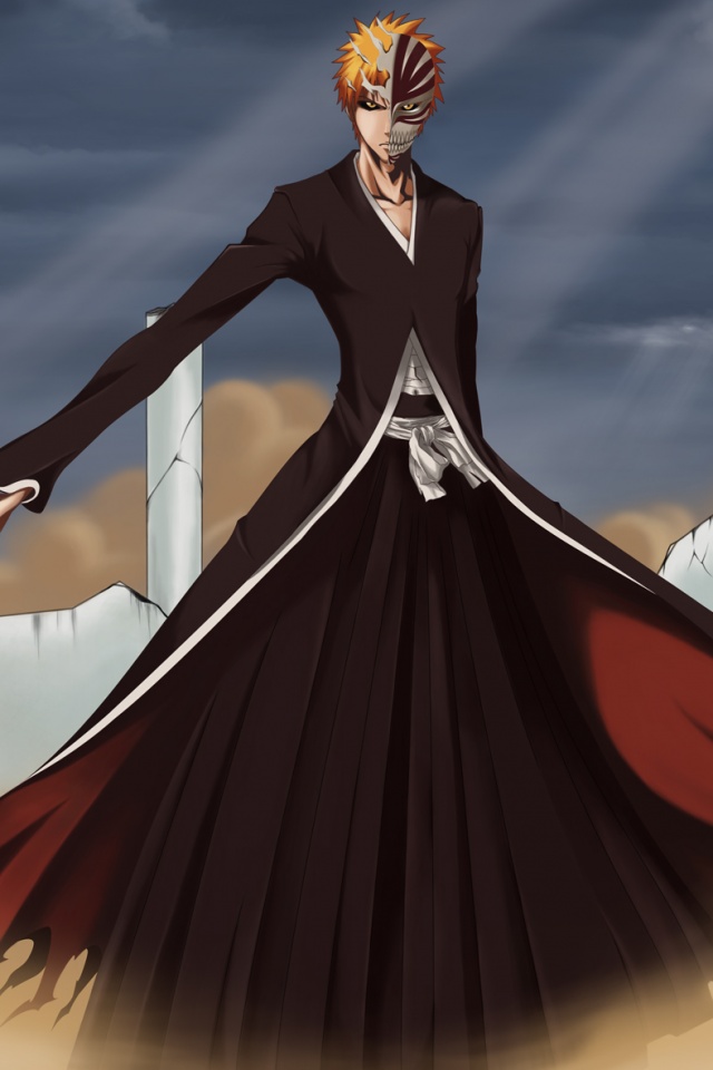 Хичиго в руинах обои