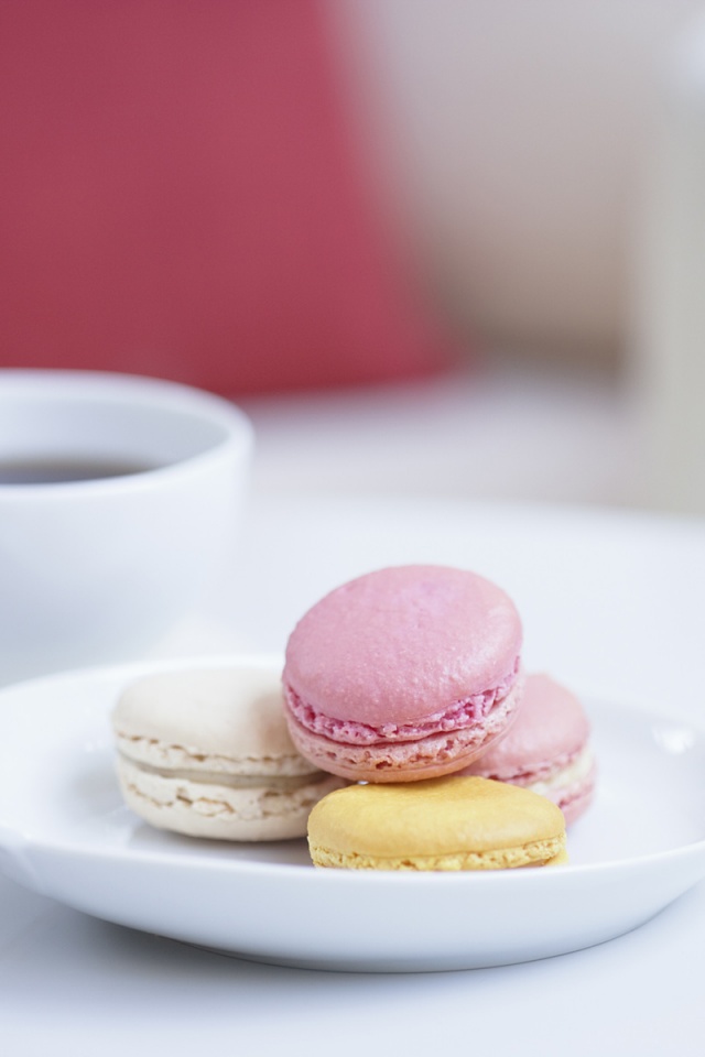 Кофе с пирожным обои